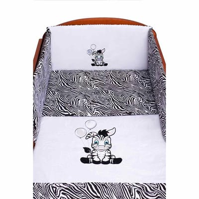 New Baby Zebra dekbedovertrek 100x135 cm - Wiegset katoen