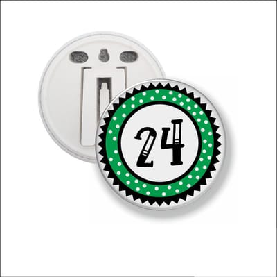 Button Met Clip 58 MM - 24