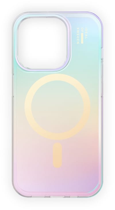iDeal of Sweden Clear Case Mid MagSafe geschikt voor Apple iPhone 15 Pro Shimmer
