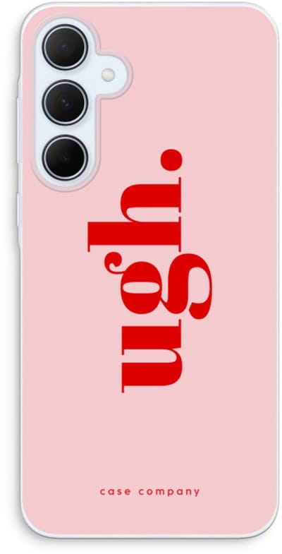Case Company® - Hoesje geschikt voor Samsung Galaxy A35 hoesje - Ugh - Soft Cover Telefoonhoesje - Bescherming aan alle Kanten en Schermrand