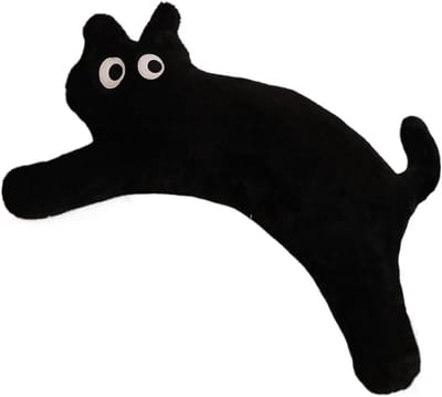 Daity 1 stuk - Lang kattenknuffelkussen - knuffelkussen - slaapkussen - schattig cartoonkattenknuffel - 100 cm