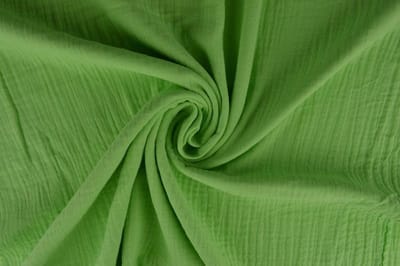 Hydrofiel stof / Mousseline stof / Mint groen / 10 meter