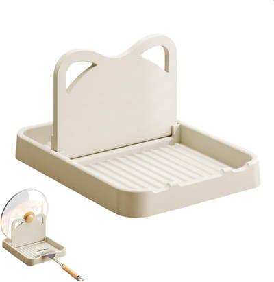 Vouwbare Keuken Dekselhouder - Ruimtebesparende Organizer voor Pannen, Lepels en Deksel - Stevig PP Materiaal in Wit