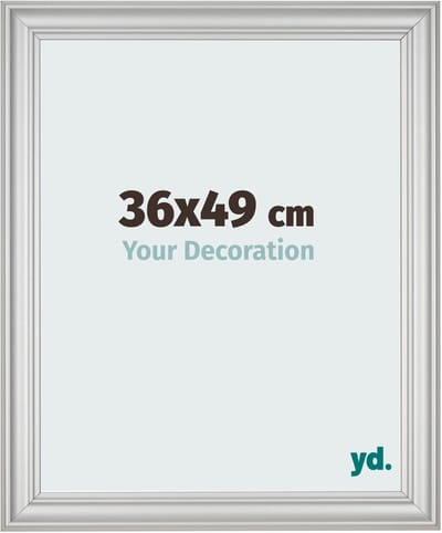 Your Decoration - Fotolijst 36x49 cm - MDF - Zilver Mat - Lazio
