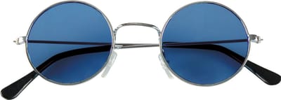 Boland - Partybril John blauw Blauw - Volwassenen - 60's & 70's - Hippies & Flower Power - 60's & 70's - Hippie & Flower Power
