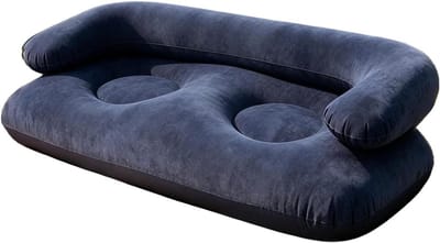 Opblaasbare Bank - Luchtbank - Buiten Zitten - Fluwelen Afwerking - 135 cm Breed - Veelkleurig