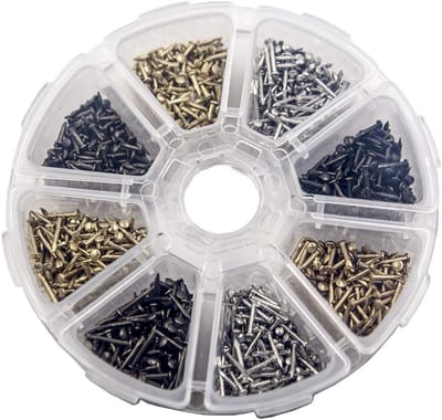 Kleine Spijkers voor Houtbewerking - Decoratieve Mini Spijkers in Goud, Zilver en Brons - 1600 Stuks voor DIY Projecten en Boxaccessoires