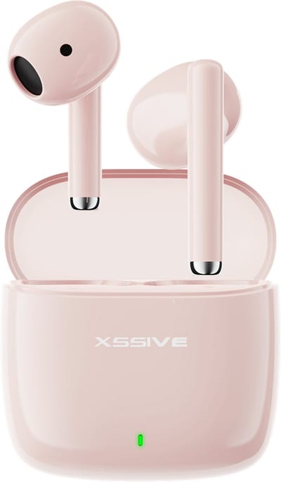Xssive Oortjes Draadloos Roze - Bluetooth Oordopjes Dames & Heren - 20 Uur Batterij - Trending Earbuds