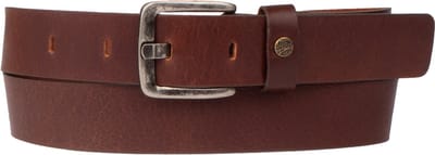 Petrol Industries Riem Heren - Broekriem - Leer - Bruin - 85 cm - S