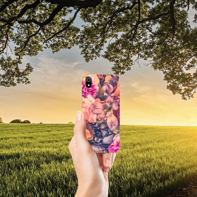 Xiaomi Redmi 7A TPU Case Bosje Bloemen