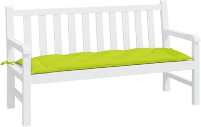 Tuinkussen Bank - Zitkussen Buiten - Ontspannen Buiten - Waterafstotend Oxford - 150x50x7cm - Lichtgroen