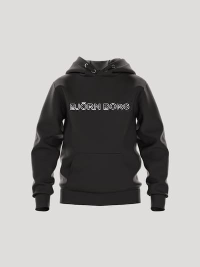 Björn Borg Essential 3 Hoodie Kinderen Trui Met Capuchon Jongens - Zwart - Maat 134/140