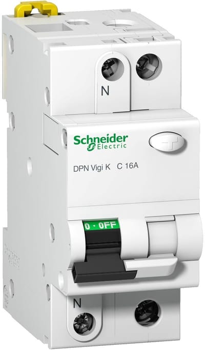 Stroomonderbreker - Zekering automaat - Elektrische beveiliging - Type AC aardlek - 2 polen 16A