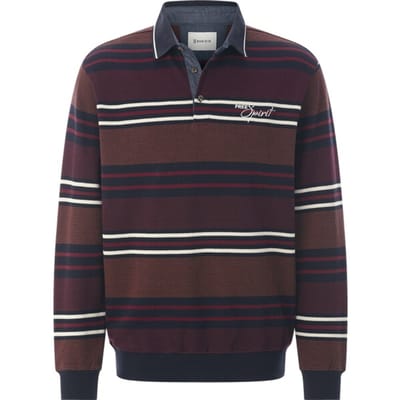 Babista herren Sweatshirt - 44/46 - donkerrood - Plus Size