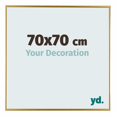 Your Decoration - Fotolijst 70x70 cm - Kunststof - Goud - Evry