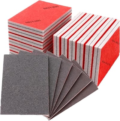 Schuursponzen Set - Flexibel schuurpapier - Afwerking Projecten - 24 Stuks Meerkleurig - 180-3000 Grit - Meerkleurig