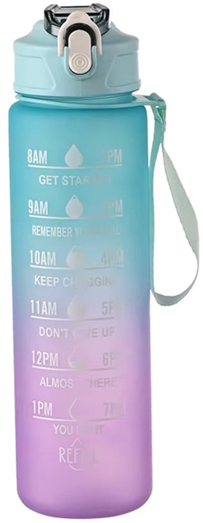 Slimtron Motivational Beker - 800 ml - Stay Hydrated - Motiverende tekst - drinkfles - drinkbeker - waterfles - sportfles