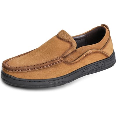 Lente en Herfst Nieuwe Heren Casual Leren Schoenen Echt Runderhuid Leer Oppervlak Eén Trap Leren Schoenen 44
