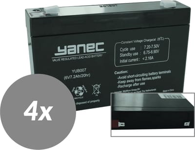 Yanec UPS Batterij Vervangingsset RBC34 (Excl. Kabels)