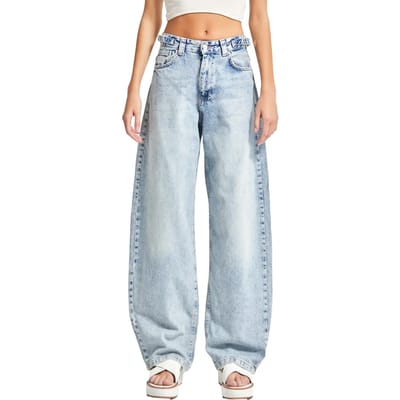 It's Basic - Skater Mid Rise Jeans - Bleached