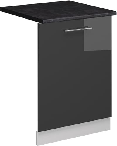 Vicco Fame-Line Vaatwasserfrontpaneel – 60 cm, WB Antraciet Antraciet Hoogglans