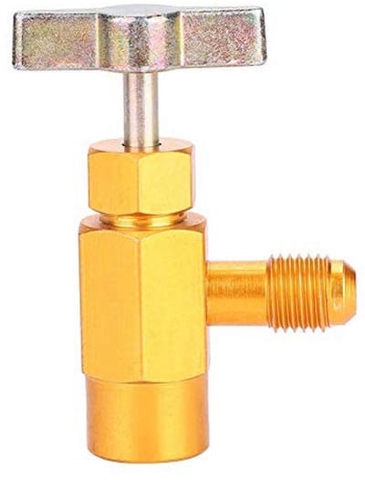 Koelmiddel Dispenser Tool voor R-134a - Metalen Ventiel met 1/2" en 1/4" Aansluitingen