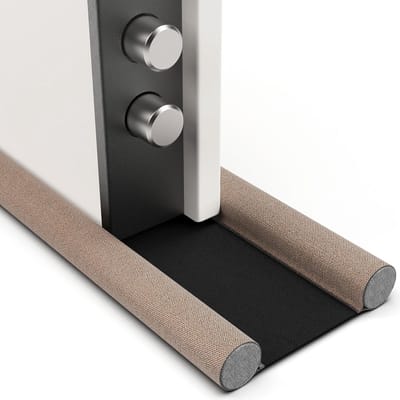 Tochtstopper Deur - Tochtwering Isolatie - Energie Besparen - Universele Pasvorm - 100 cm Lengte - Grijs