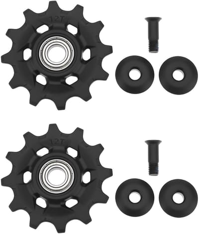 Dailygoods- Achterderailleur Katrol 12T - 2x Jockey Wiel - Compatibel met SRAM XX1/XO1/GX - Kunststof - Gesealde Lagers - Lichtgewicht Ontwerp - Jockeywiel