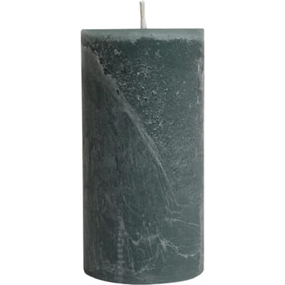 PTMD - Kaars Rustic Outdoor - Groen - 15x15x30cm