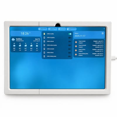 Wandhouder Geschikt voor Lenovo Idea Tab 11 Inch – Tablet Muurbeugel – Wandframe voor Home Assistant en Smart Home – Tablet Wall Mount – Wit