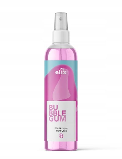 Elix - Anti Tabakgeur - Anti Sigaretten Geur - Luchtverfrisser Spray - Interieur Parfum Spray - Handzame Air Freshener voor Auto, Tas & Kamer - Compacte Geurspray Reizen & Onderweg - 75ml - Bubble Gum