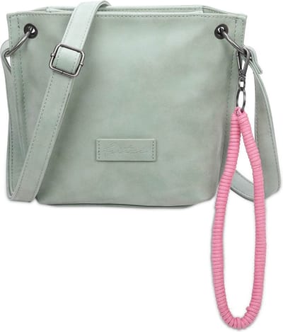 Fritzi aus Preußen Schoudertas Fritzi03N Vintage Crossbody Bag Lime Mintgroen