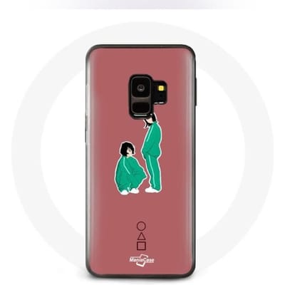 Coque - Samsung - Galaxy S9 - Souple - Squid Game - Protection Ji Yeong & Kang Sae Byeok