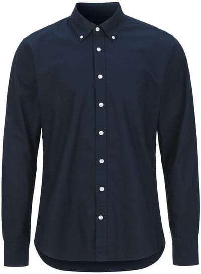 Cottover HEMD OXFORD SLIM FIT MAN - GOTS GECERTIFICEERD 141032 - Marine - 36
