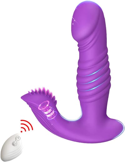 Oneay G-Spot Vibrator met Afstandsbediening – 7 Vibratiestanden en Telescopische Functie – Prostaat en Anale Massager voor Stellen – Paars