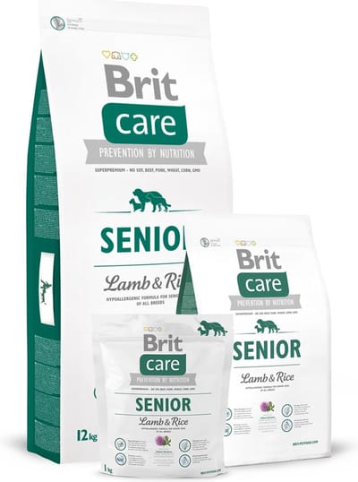 Brit Care Senior Lamb & Rice 3 kg hypo allergeen