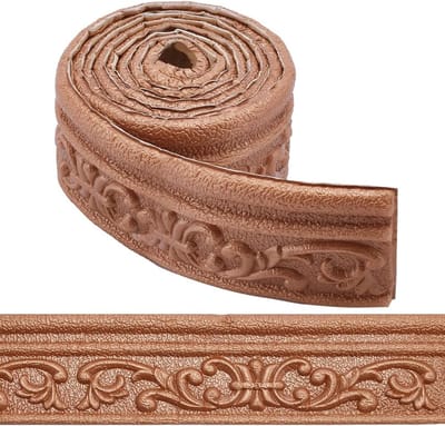 8CM X 10M 3D Kleverig Kicklijn - Zelfkleverig Elastisch Schuim Wand Randlijn Decoratie - Geschikt Voor Huis, Hotel DIY Decoratie