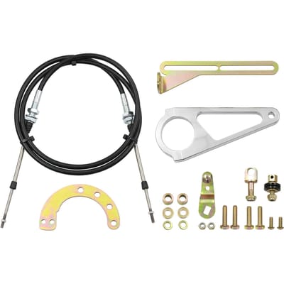 2 inch Kolom Kabel Schakelstang Kit Vervanging voor GM TH350TH400700R4TH2002004R4L604L80E veelkleurig
