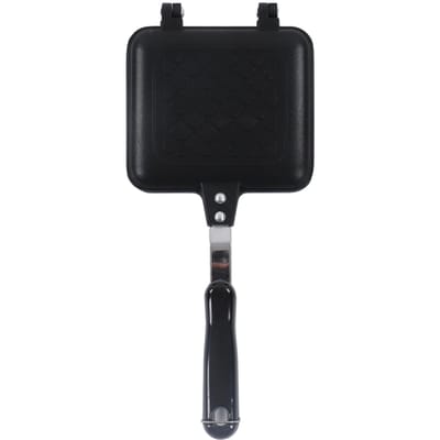 Sandwichpan Ontbijt Dubbelzijdige Koekenpan Platte Bodem Anti-aanbak Sandwich Panini Maker Pan L roze