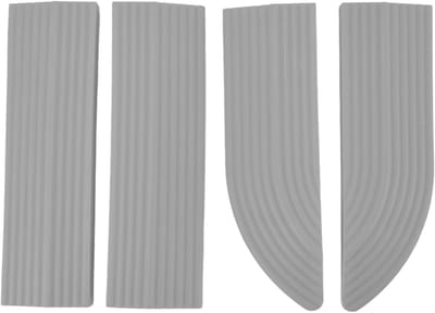 4pcs Rubber Wheelchair Ramp Driveway - Universele Sweeper - Deur Drempel - Trap Wheelchair Deur Drempel voor Drempels - Deurposten - Badkamer Spare Parts voor Locks