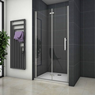 inloop douschewand, 70x185cm, niche douchedeur, 6mm nano veiligheidsglas, vouwdeur douchecherm, Nisdeur Vouwdeur