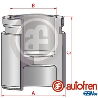 Zuiger, remklauw AUTOFREN SEINSA D025523, achter
