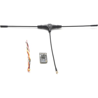 ELRS 915MHz NANO-ontvanger met T-type antenne Ondersteuning Wifi-upgrade voor afstandsbediening FPV zwart