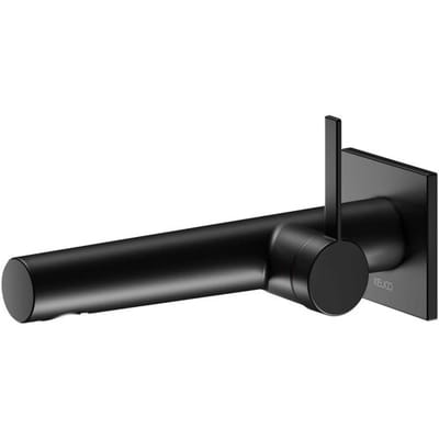 Keuco IXMO Pure Black Selection single lever basin mixer, concealed, angular 59516371102