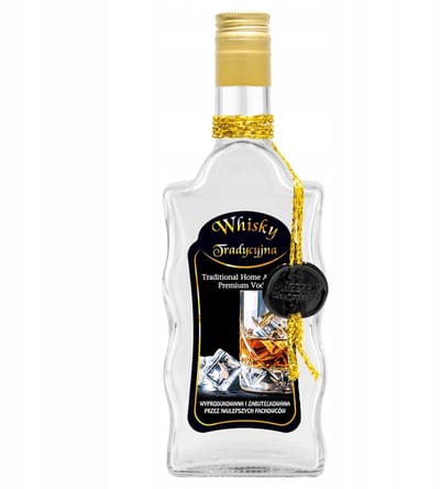 Bimberek - Gedecoreerde Fles - Traditionele Whisky - 500ml - Sierkoord