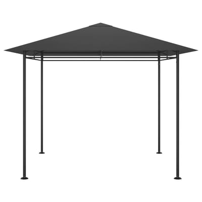 vidaXL - Prieel - 180 - g/m² - 3x3x2,7 - m - antracietkleurig