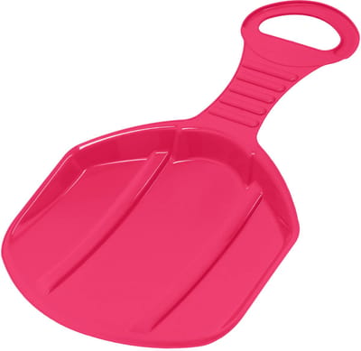 KOTARBAU® Sneeuwschijf, Kunststof, 53x34x3.5 cm, Roze, Schotel Slee Plastic, met Handgreep, Rodelen, Sneeuwglijder, Slee, Bobsleeën, voor Kinderen en Volwassenen,Lichtgewicht en Stevig