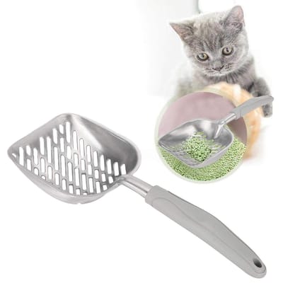 Dailygoods- Kattenbakreiniger Effectief - Kattenbak Schep - Kattenbakvulling - Antislip Handvat - Lichtgewicht - Duurzaam Materiaal - Kattenbakschep
