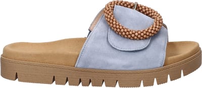 Gabor -Dames - blauw licht - slippers & muiltjes - maat 37