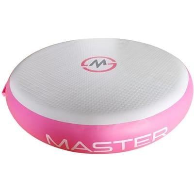 Tapis de Gymnastique Circulaire Airspot Master, 100 X 20 Cm, Rose Et Gris